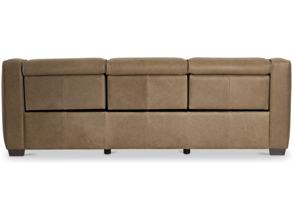 Flynn Leather Power Motion Sofa - image 5