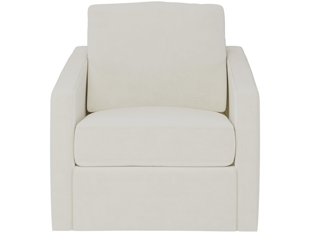 Landry Leather Swivel Chair - image 1