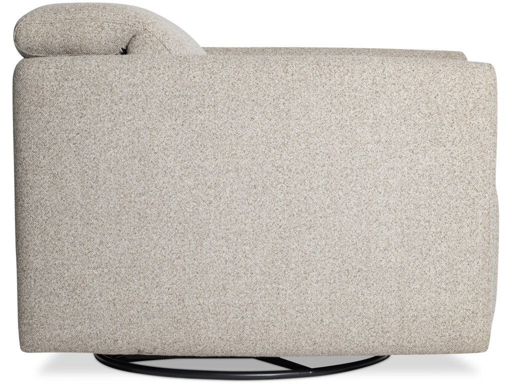Livvy Fabric Power Motion Swivel Chair - image 3