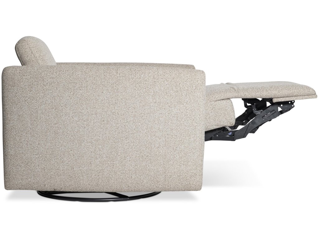 Livvy Fabric Power Motion Swivel Chair - image 4