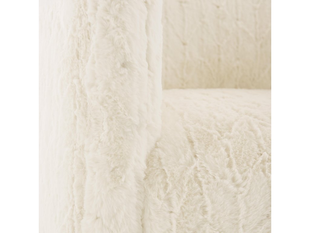 Aline Fabric Swivel Chair - image 4