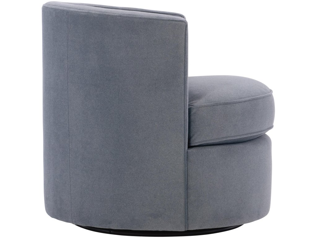 Fleur Fabric Swivel Chair - image 1
