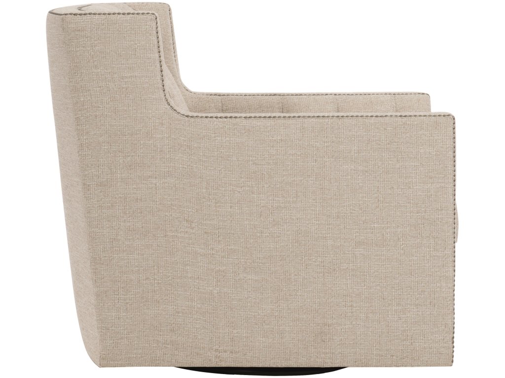 Candace Fabric Swivel Chair - image 1