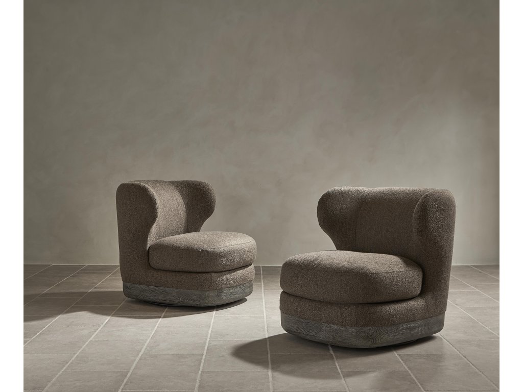 Beck Fabric Swivel Chair - image 4
