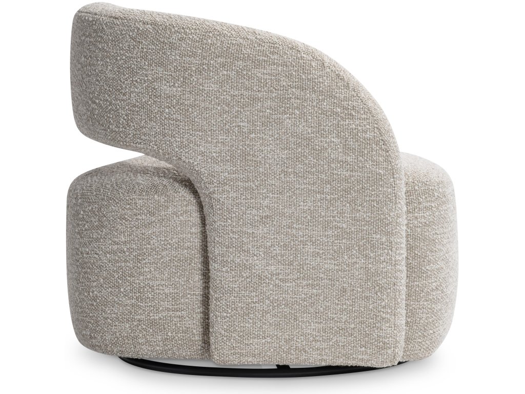 Chloe Fabric Swivel Chair - image 2