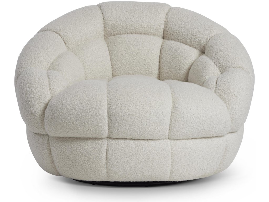Coco Fabric Swivel Chair - image 2