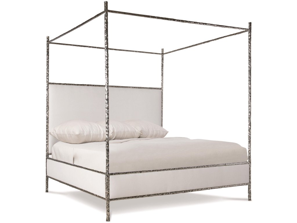 Odette Fabric Canopy Bed King - main image