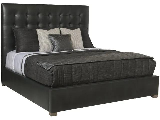 Avery Leather Panel Bed King