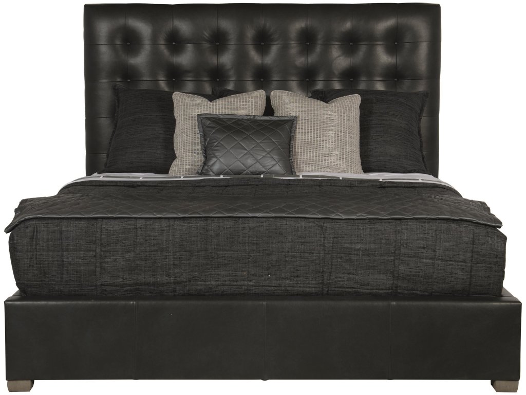 Avery Leather Panel Bed King - image 1