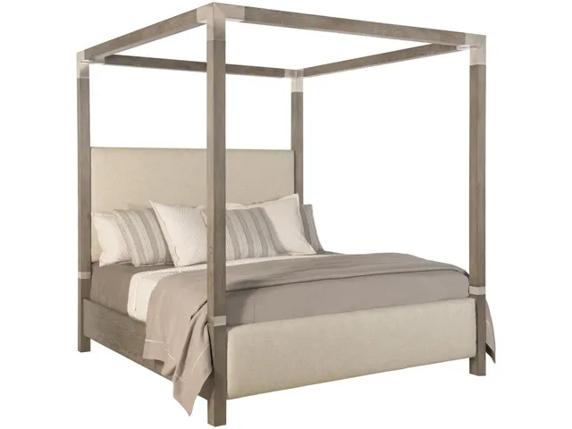 Palma Fabric Canopy Bed King