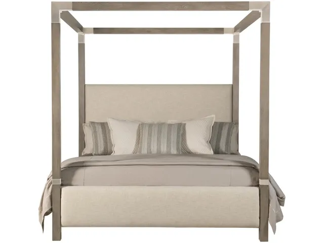 Palma Fabric Canopy Bed King