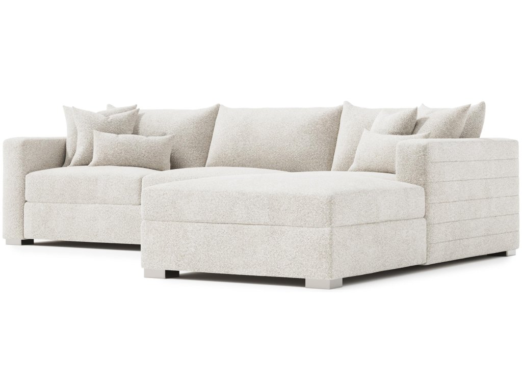 Helena Fabric Sectional Metal Foot - image 5