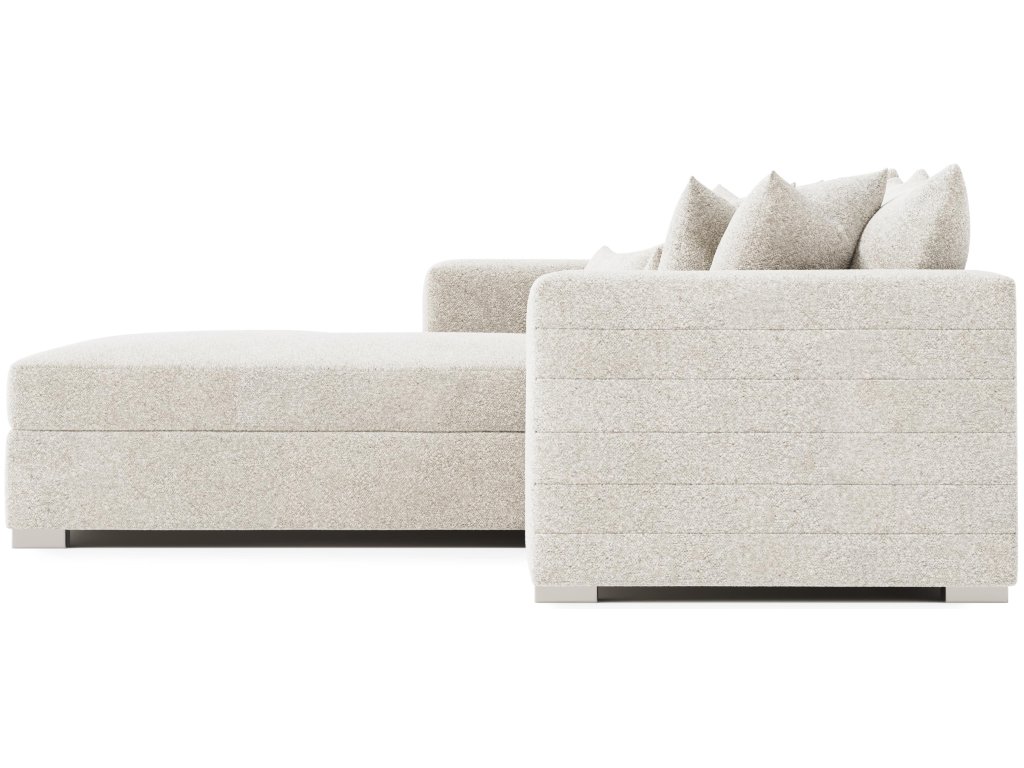 Helena Fabric Sectional Metal Foot - image 4