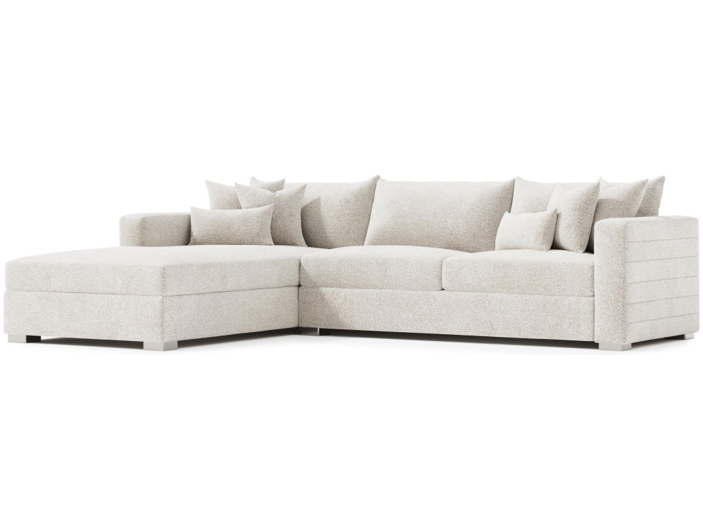 Helena Fabric Sectional Metal Foot - image 5