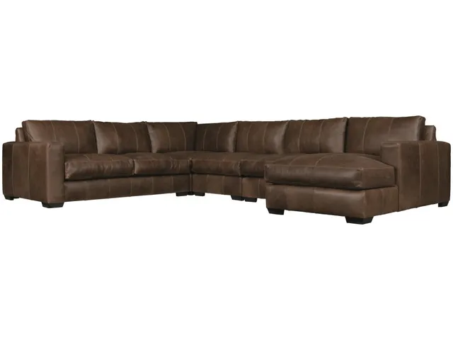 Dawkins Leather Sectional