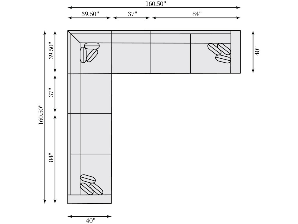 Bliss Fabric Sectional - image 4