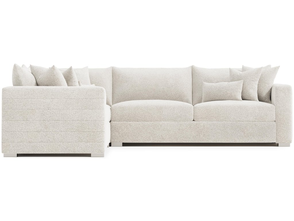 Helena Fabric Sectional Metal Foot - image 2