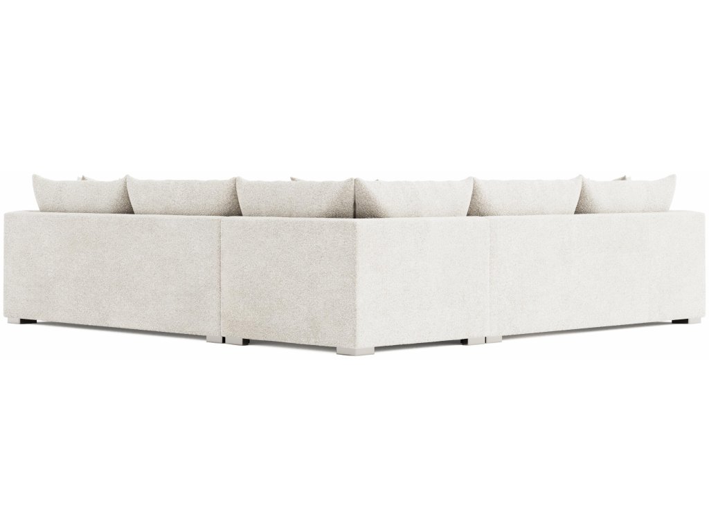 Helena Fabric Sectional Metal Foot - image 3