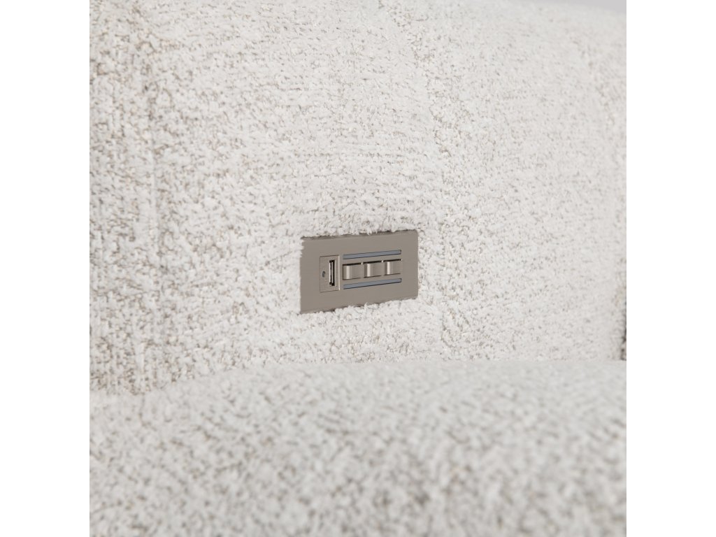 Aldo Fabric Power Motion Sectional - image 4