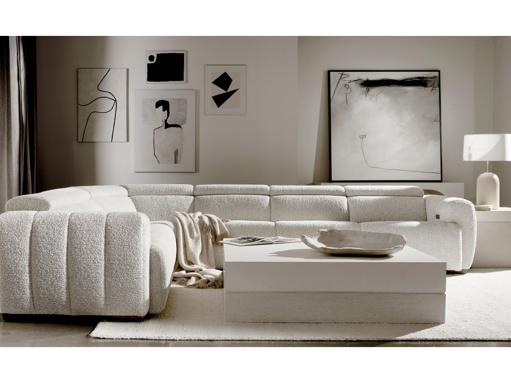 Aldo Fabric Power Motion Sectional - image 6