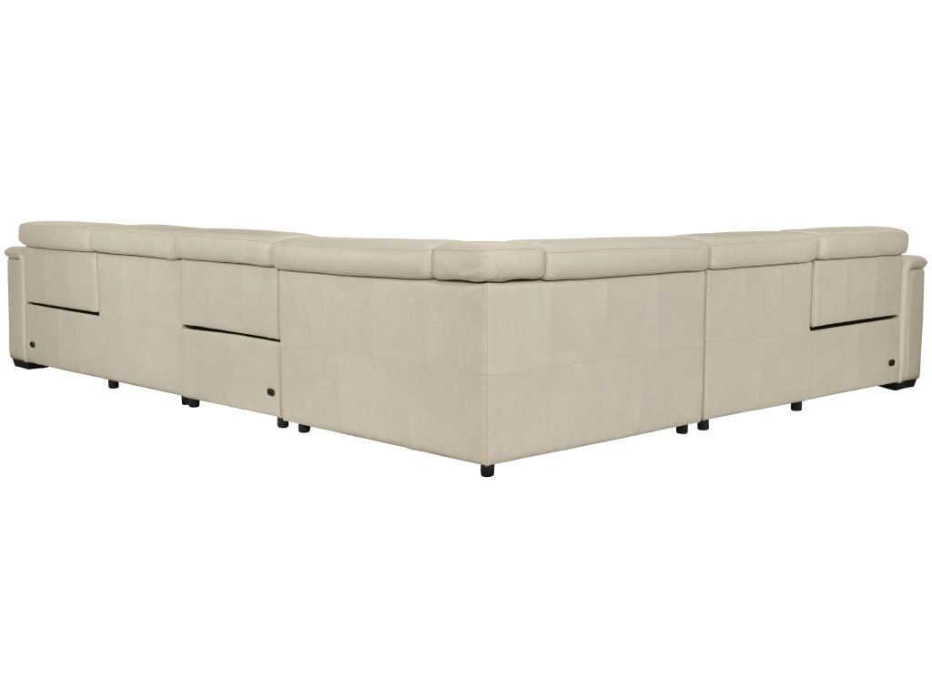 Lioni Leather Power Motion Sectional - image 3