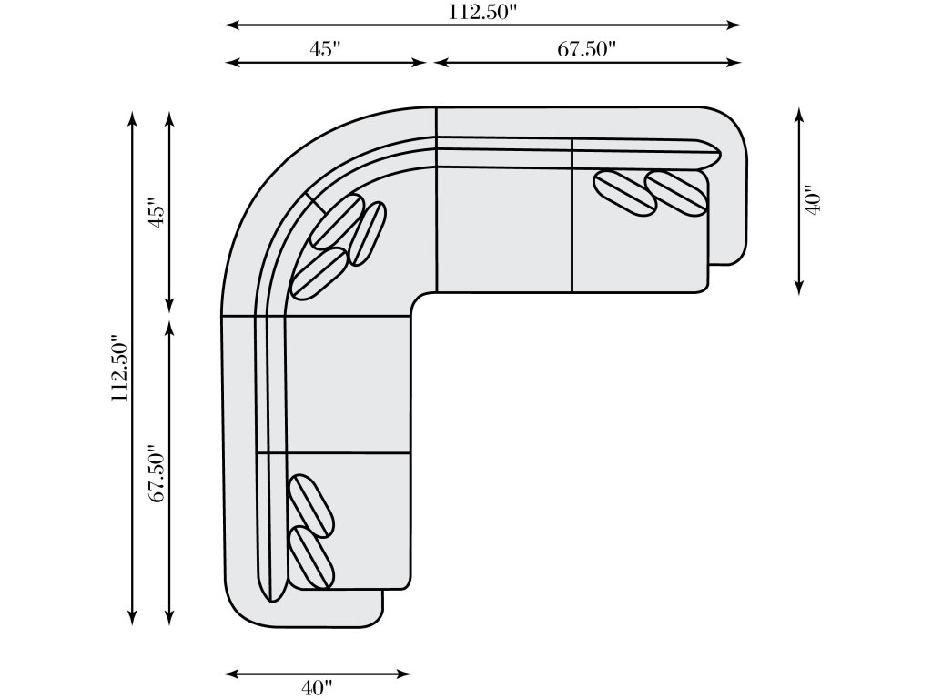 Jules Fabric Sectional - image 5