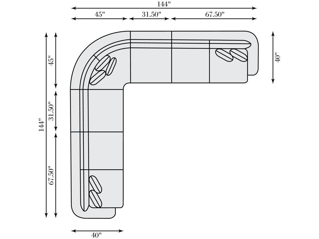 Jules Fabric Sectional - image 6