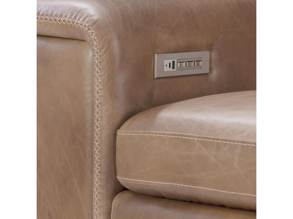 Lioni Leather Power Motion Sectional - image 4