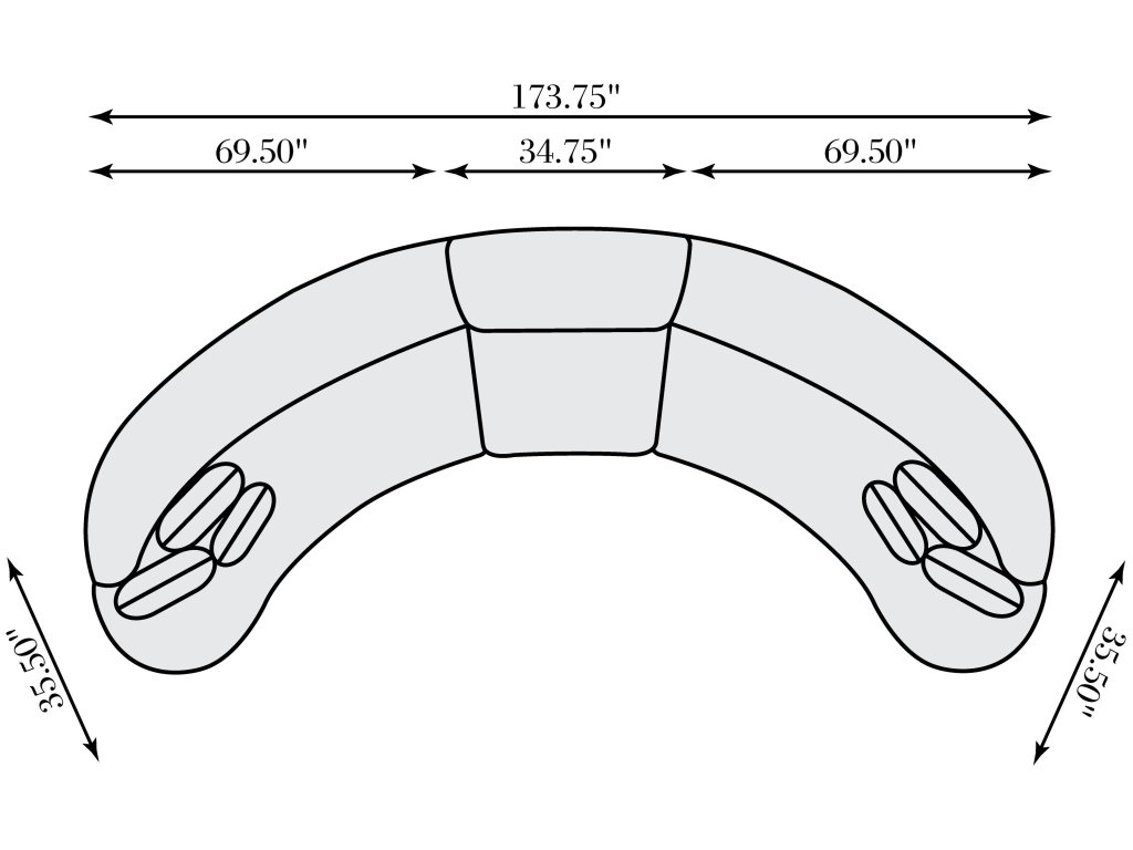 Calder Fabric Sectional - image 6
