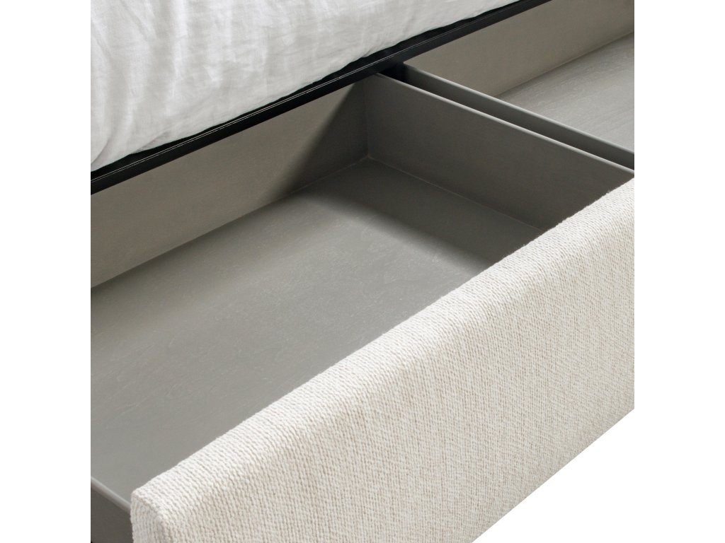 Avery Fabric Storage Panel Bed King - image 3