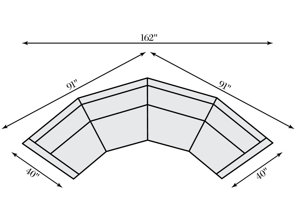 Soleil Fabric Sectional - image 4