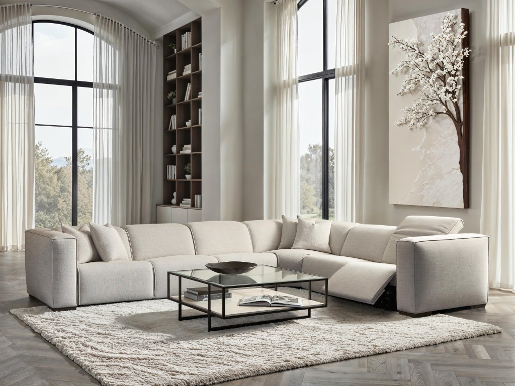 Bliss Fabric Power Motion Sectional - image 5