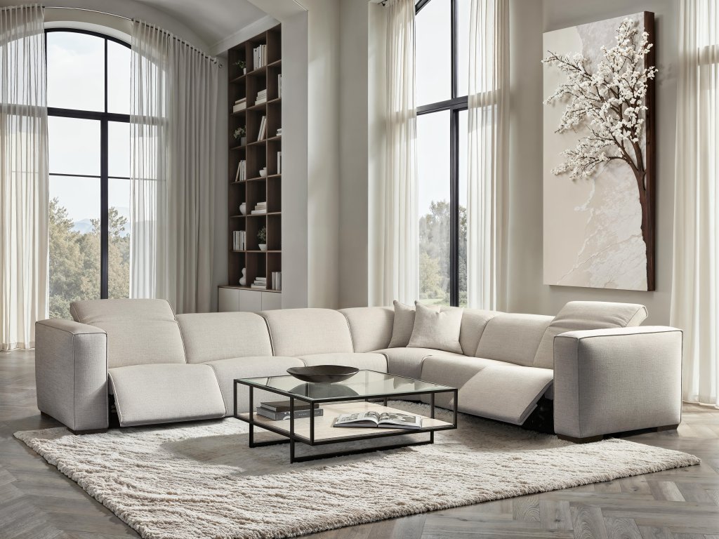Bliss Fabric Power Motion Sectional - image 6