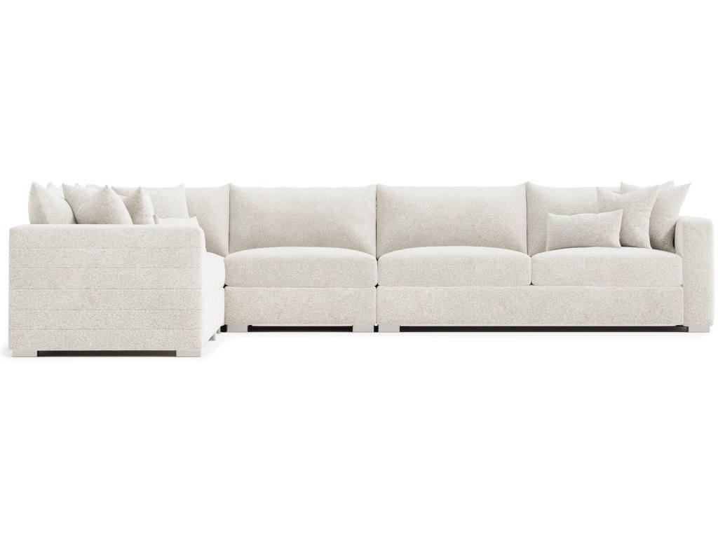 Helena Fabric Sectional Metal Foot - image 2