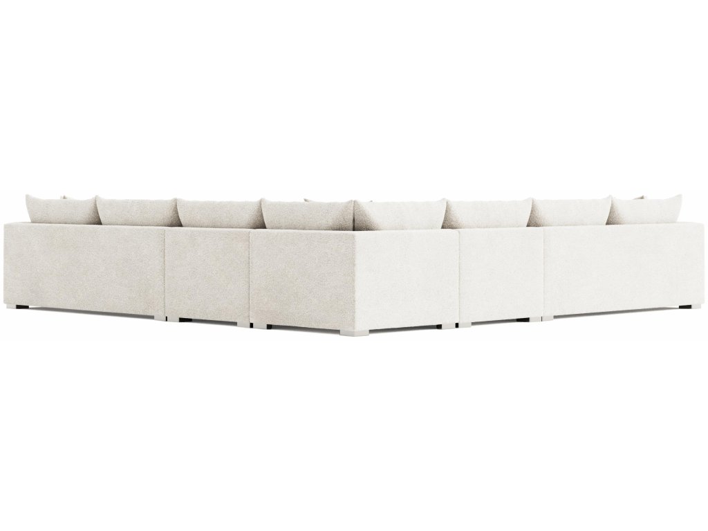 Helena Fabric Sectional Metal Foot - image 3