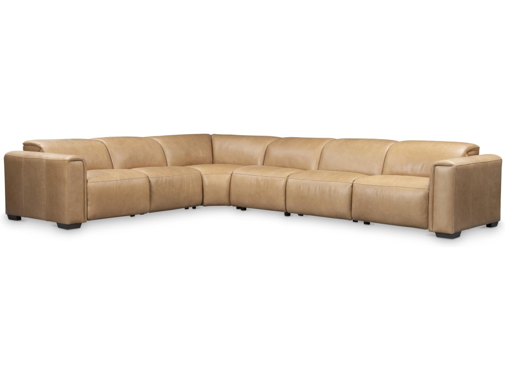 Billings Leather Power Motion Sectional - main image