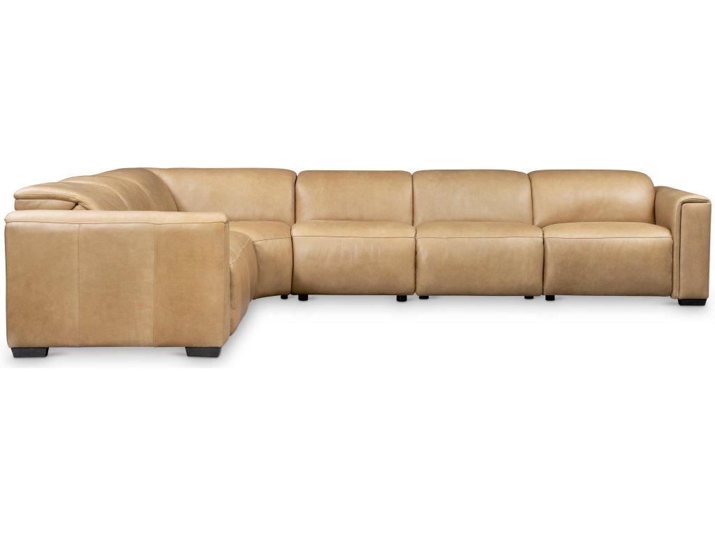 Billings Leather Power Motion Sectional - image 2
