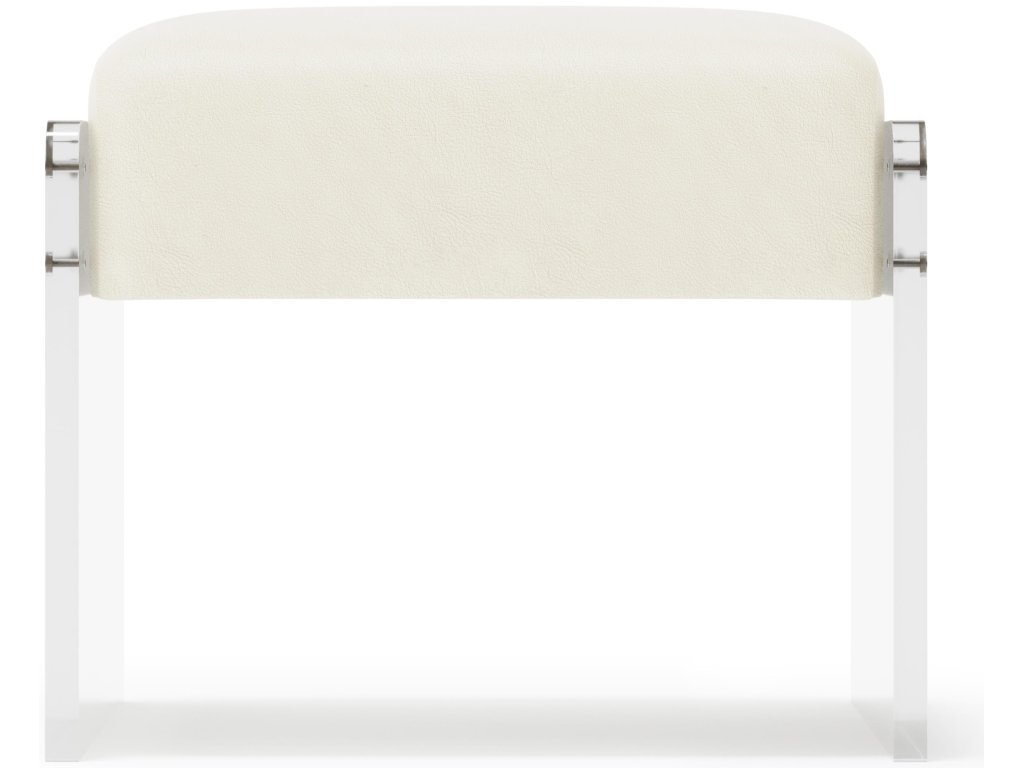 Jasper Leather Ottoman - image 3