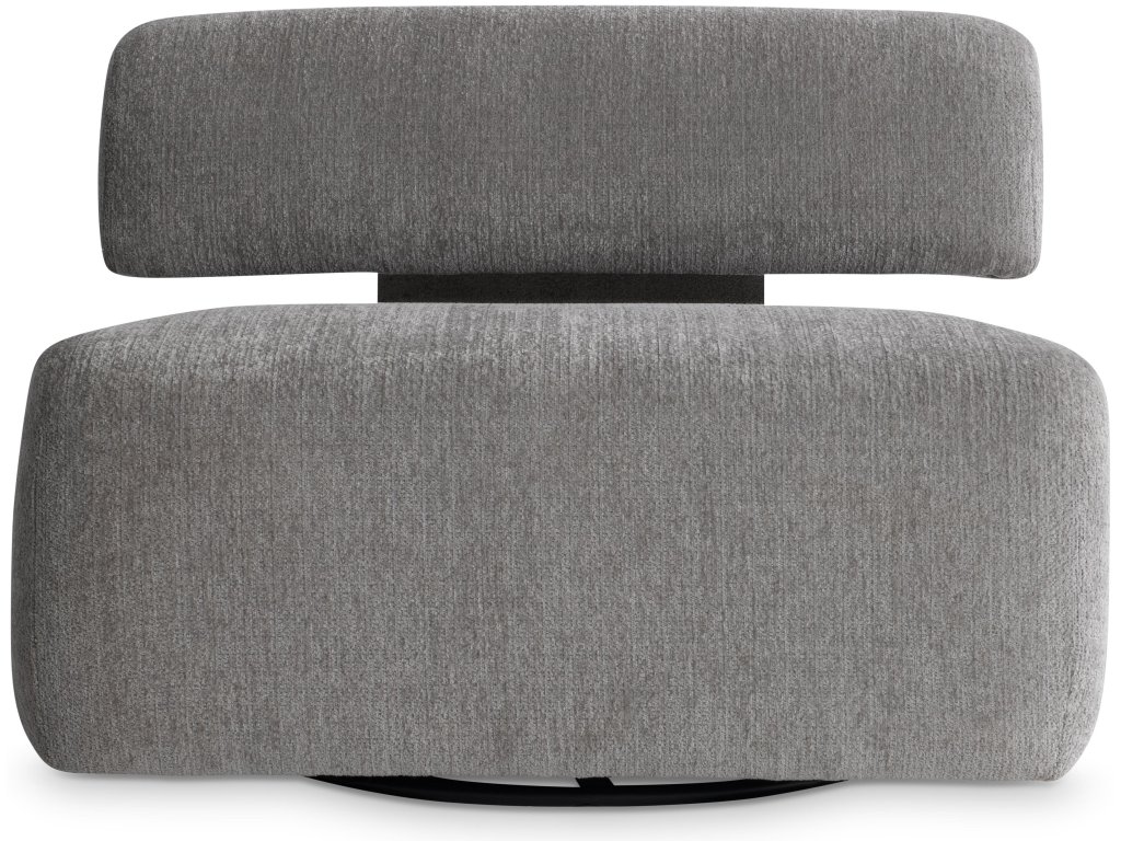 Paley Fabric Swivel Chair - image 1