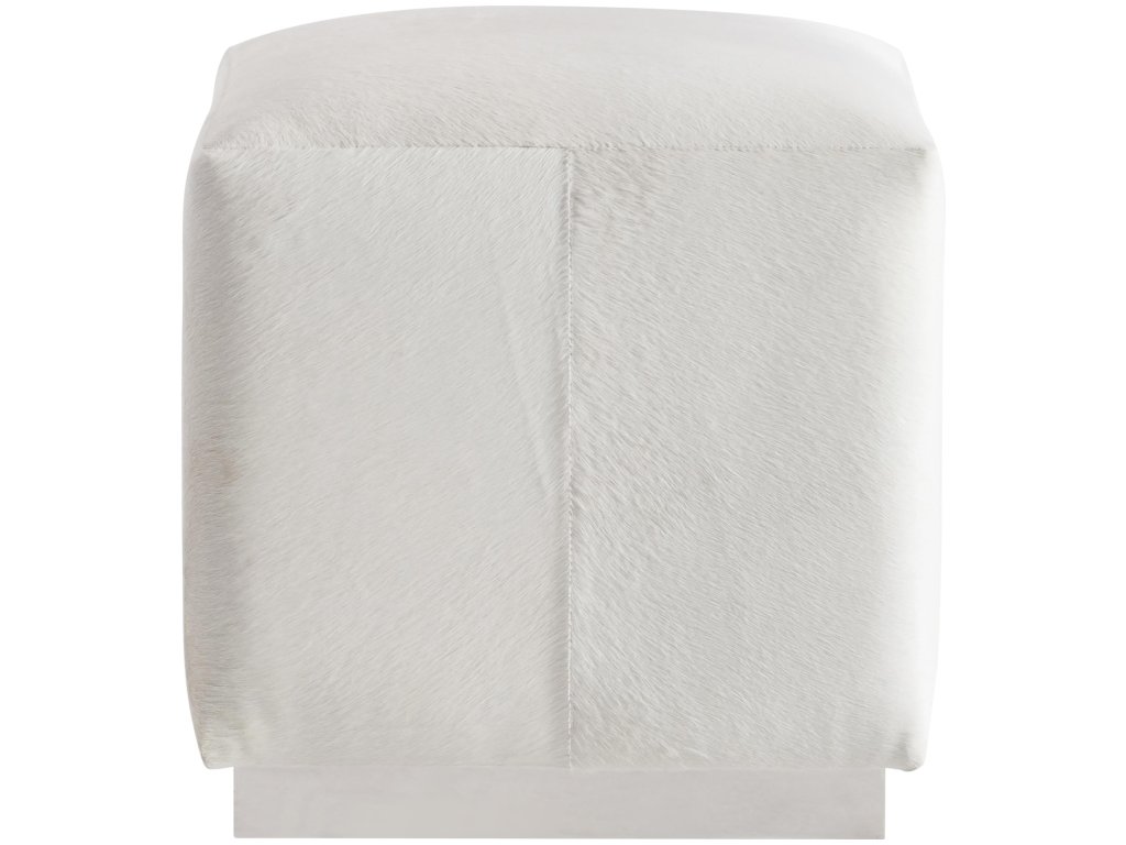 Aspen Leather Ottoman - image 1