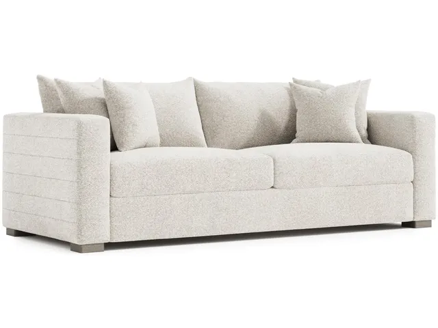 Helena Fabric Sofa Wood Foot