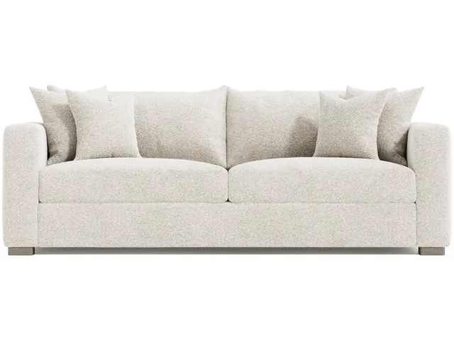 Helena Fabric Sofa Wood Foot