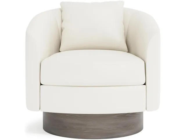 Camino Leather Swivel Chair - Alternative View