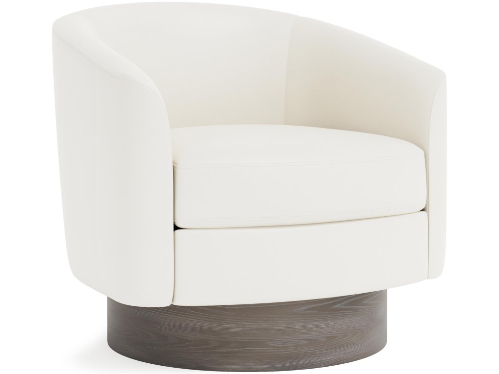Camino Leather Swivel Chair - image 4