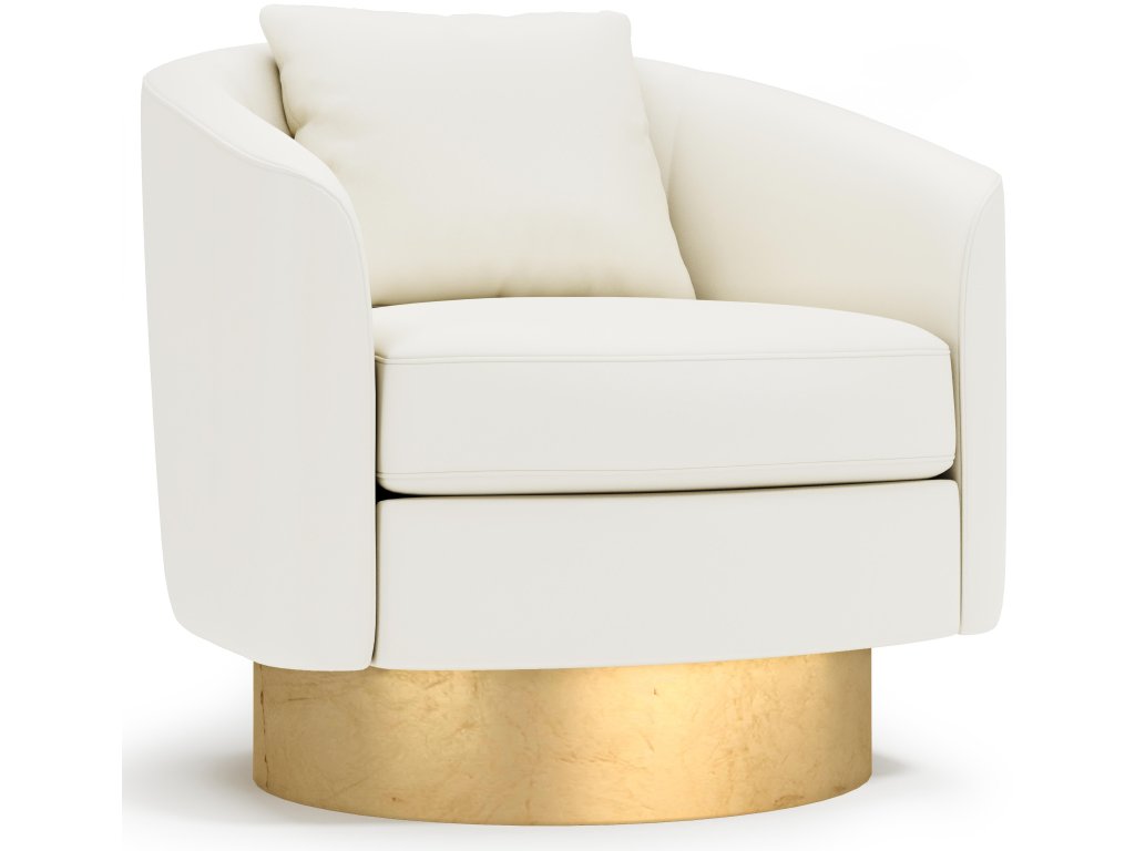 Camino Leather Swivel Chair - main image