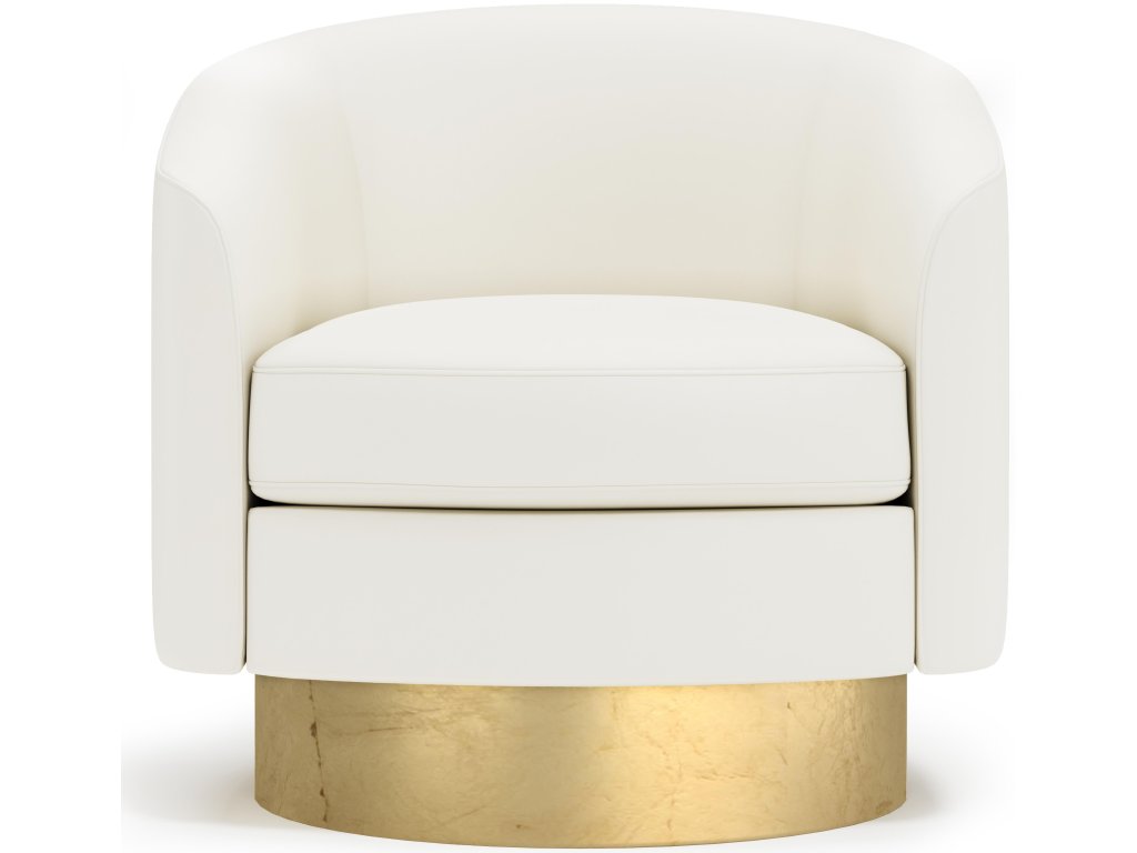 Camino Leather Swivel Chair - image 5