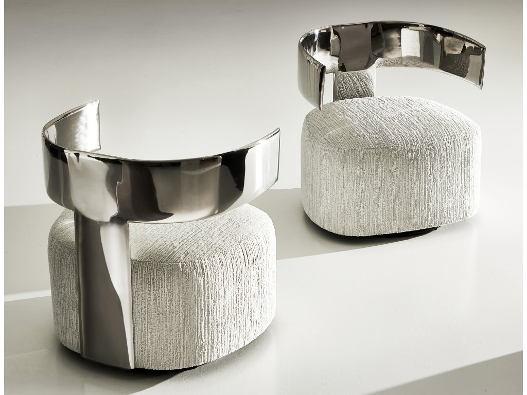 Ares Fabric Swivel Chair - image 6