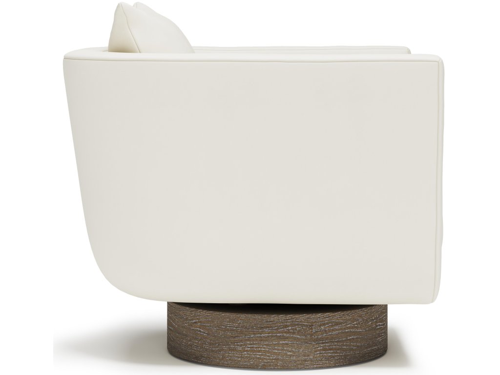 Gemma Leather Swivel Chair - image 1