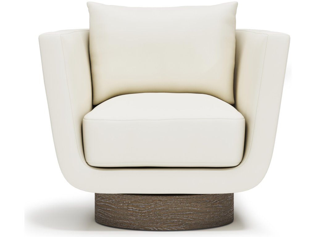 Gemma Leather Swivel Chair - image 2