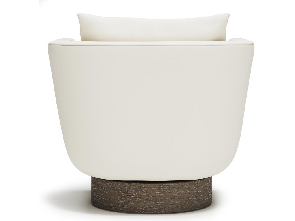 Gemma Leather Swivel Chair - image 3